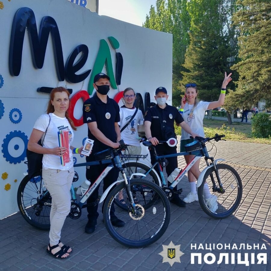 Засветись ночью: в городах Запорожской области прошла акция для велосипедистов, фото-1