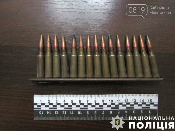 В Мелитополе мужчина угрожал матери, полицейские изъяли у него пистолет и патроны, фото-1