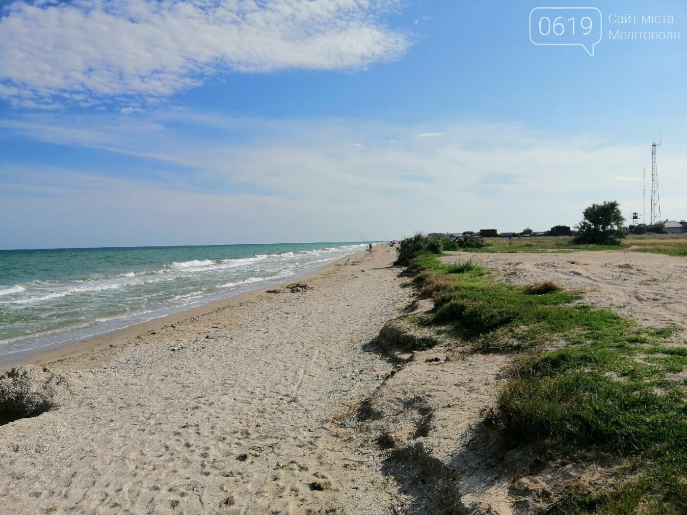 Побережье Азовского моря в Кирилловке - в водорослях, фото-4