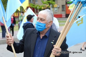 Мелитопольцы почтили память жертв геноцида крымскотатарского народа
