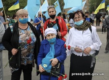 Мелитопольцы почтили память жертв геноцида крымскотатарского народа, фото-1