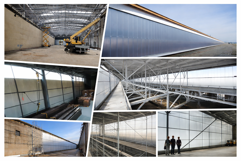 стрічкове скління промислових цехів